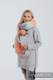 Babywearing Sweatshirt 3.0 - Gray Melange with Symphony Rainbow Light - size S #babywearing