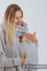 Tragepullover 3.0 - Graue Melange mit Pearl - Größe XL #babywearing