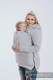 Bluza do noszenia dzieci 3.0 - Szary Melanż z Perłą - rozmiar S #babywearing