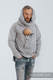 Babywearing Sweatshirt 3.0 - Gray Melange with Pearl - size XL #babywearing