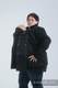 Płaszcz do noszenia dzieci - rozmiar 5XL - Czarny #babywearing