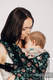 Mochila ergonómica, talla bebé, jacquard 100% algodón - KISS OF LUCK - Segunda generación #babywearing
