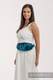 Waist Bag made of woven fabric, (100% cotton) - FINESSE - TURQUOISE CHARM #babywearing