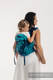 Lenny Buckle Onbuhimo baby carrier, toddler size, jacquard weave (100% cotton) - FINESSE - TURQUOISE CHARM #babywearing
