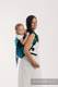 Lenny Buckle Onbuhimo Tragehilfe, Größe Standard, Jacquardwebung (100% Baumwolle) - FINESSE - TURQUOISE CHARM #babywearing