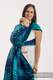 Baby Wrap, Jacquard Weave (100% cotton) - FINESSE - TURQUOISE CHARM - size L #babywearing
