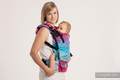 LennyUp Carrier, Standard Size, jacquard weave 100% cotton - DRAGONFLY- FAREWELL TO THE SUN #babywearing