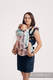 Ergonomic Carrier, Toddler Size, jacquard weave 100% cotton - PAINTED FEATHERS RAINBOW LIGHT - Second Generation #babywearing