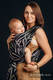 Baby Wrap, Jacquard Weave (65% cotton, 35% linen) - SHADE OF ACACIA - size XL #babywearing