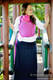 Chusta do noszenia dzieci, elastyczna - Fuksja - rozmiar standardowy 5.0 m #babywearing