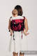 Lenny Buckle Onbuhimo baby carrier, standard size, jacquard weave (100% cotton) - FINESSE - BURGUNDY CHARM #babywearing