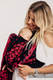 Baby Wrap, Jacquard Weave (100% cotton) - FINESSE - BURGUNDY CHARM - size S #babywearing