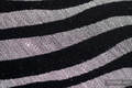 Fular, tejido jacquard (65% algodón, 35% lino) - ZEBRA - SHADE OF ACACIA - talla S #babywearing