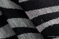 Fular, tejido jacquard (65% algodón, 35% lino) - ZEBRA - SHADE OF ACACIA - talla L #babywearing