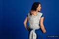 Fular, tejido jacquard (100% algodón) - HERBARIUM - CORNFLOWER MEADOW - talla M #babywearing