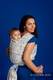 Baby Wrap, Jacquard Weave (100% cotton) - HERBARIUM - CORNFLOWER MEADOW - size L (grade B) #babywearing
