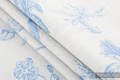 Baby Wrap, Jacquard Weave (100% cotton) - HERBARIUM - CORNFLOWER MEADOW - size XS #babywearing