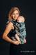 LennyUp Carrier, Standard Size, jacquard weave, 60% cotton, 28% linen 12% tussah silk - DRAGONFLY - TWO ELEMENTS #babywearing