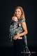 WRAP-TAI carrier Mini with hood/ jacquard twill / 60% cotton 28% linen 12% tussah silk - DRAGONFLY - TWO ELEMENTS #babywearing