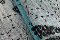 Fular, tejido jacquard (60% algodón, 28% lino, 12% seda tusor) - DRAGONFLY - TWO ELEMENTS - talla S #babywearing