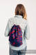 Sac à cordons en retailles d’écharpes (100% coton) - WHIFF OF AUTUMN - EQUINOX - taille standard 32cm x 43cm  #babywearing