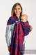 Żakardowa chusta kółkowa do noszenia dzieci, bawełna, ramię bez zakładek - POWIEW JESIENI RÓWNONOC - long 2.1m #babywearing