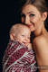 Bandolera de anillas, tejido Jacquard, (69% algodón, 31% seda) - SKETCHES OF NATURE - long 2.1m #babywearing