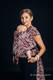 WRAP-TAI portabebé Mini con capucha/ jacquard sarga - (69% algodón, 31% seda) - SKETCHES OF NATURE #babywearing