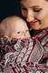 WRAP-TAI portabebé Mini con capucha/ jacquard sarga - (69% algodón, 31% seda) - SKETCHES OF NATURE #babywearing
