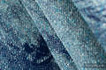 Fular, tejido jacquard - (62% algodón, 38% seda) - GALLOP - CHASING SERENITY - talla M (grado B) #babywearing