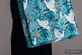 Sac à bandoulière en retailles d’écharpes (100 % coton) - FLUTTERING DOVES  - taille standard 37 cm x 37 cm #babywearing