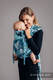 WRAP-TAI Tragehilfe Mini mit Kapuze/ Jacquardwebung / 100% Baumwolle - FLUTTERING DOVES  #babywearing