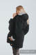 Two-sided Babywearing Parka Coat - size 5XL - Black - Grey #babywearing