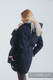 Two-sided Babywearing Parka Coat - size L -  Navy Blue - Grey #babywearing