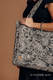 Bolso hecho de tejido de fular (96% algodón, 4% hilo metalizado) - HARVEST - talla estándar 37 cm x 37 cm #babywearing