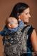 Lenny Buckle Onbuhimo baby carrier, standard size, jacquard weave (96% cotton, 4% metallised yarn) - HARVEST #babywearing