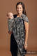 Sling, jacquard (96% coton, 4% fil métallisé) - avec épaule sans plis - HARVEST - long 2.1m #babywearing