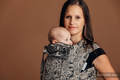 WRAP-TAI Tragehilfe Toddler mit Kapuze/ Jacquardwebung / 96 % Baumwolle, 4% metallisiertes Garn - HARVEST #babywearing