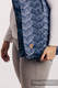 Sac à bandoulière en retailles d’écharpes (100 % coton) - ANGEL WINGS - taille standard 37cm x 37cm #babywearing