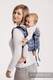 Nosidło Klamrowe ONBUHIMO z tkaniny żakardowej (100% bawełna), rozmiar Standard - SKRZYDŁA ANIOŁA #babywearing