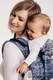 Lenny Buckle Onbuhimo baby carrier, standard size, jacquard weave (100% cotton) - ANGEL WINGS #babywearing
