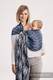 Sling, jacquard (100 % coton) - avec épaule sans plis - ANGEL WINGS - standard 1.8m #babywearing