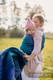Żakardowa chusta do noszenia dzieci, bawełna - PAWI OGON - PROWANSJA - rozmiar L #babywearing