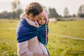 Żakardowa chusta do noszenia dzieci, bawełna - PAWI OGON - PROWANSJA - rozmiar L #babywearing