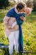 Baby Wrap, Jacquard Weave (100% cotton) - PEACOCK’S TAIL - PROVANCE  - size M #babywearing