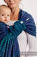 Ringsling, Jacquard Weave (100% cotton) - PEACOCK'S TAIL - PROVANCE - standard 1.8m #babywearing