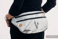 Marsupio portaoggetti Waist Bag in tessuto di fascia, misura large (100% cotone) - DANCE OF LOVE #babywearing