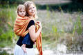 Chusta do noszenia dziecka, tkana splotem skośno-krzyżowym - Piaski Pustyni - rozmiar L #babywearing