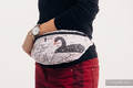 Waist Bag made of woven fabric, (100% cotton) - WILD SWANS #babywearing