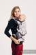 Nosidełko LennyUp z tkaniny żakardowej 100% bawełna , rozmiar standard - DZIKIE ŁABĘDZIE #babywearing